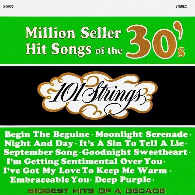 Million Seller Hit Songs of the 30's cover artwork - Click to view larger Cover image for Million Seller Hit Songs of the 30's