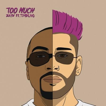 Album cover art for "Too Much" by ZAYN & Timbaland