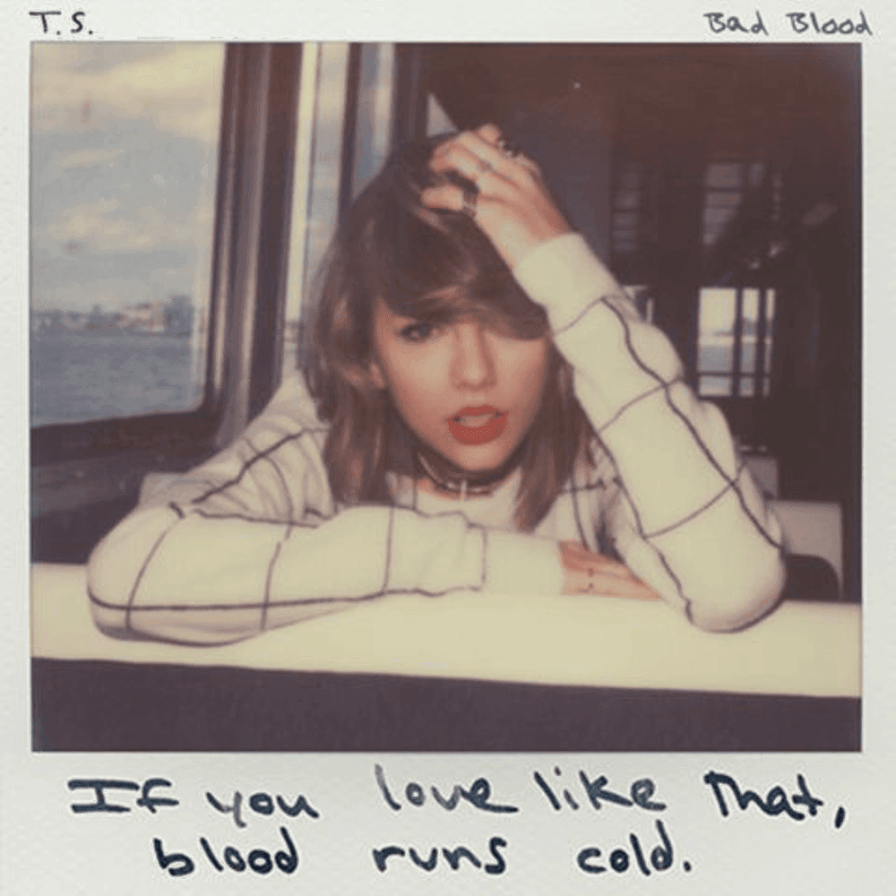 Album cover art for "Bad Blood" by Taylor Swift