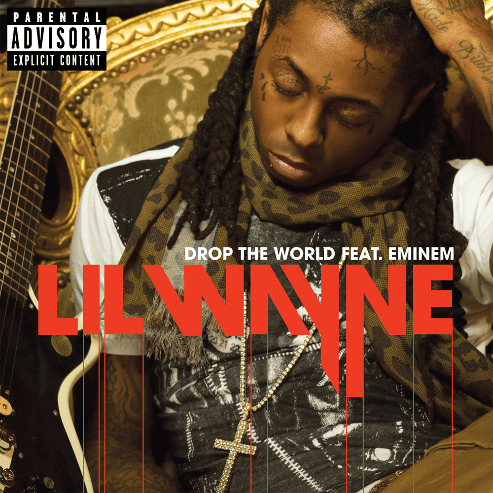 Album cover art for "Drop the World" by Lil Wayne & Eminem