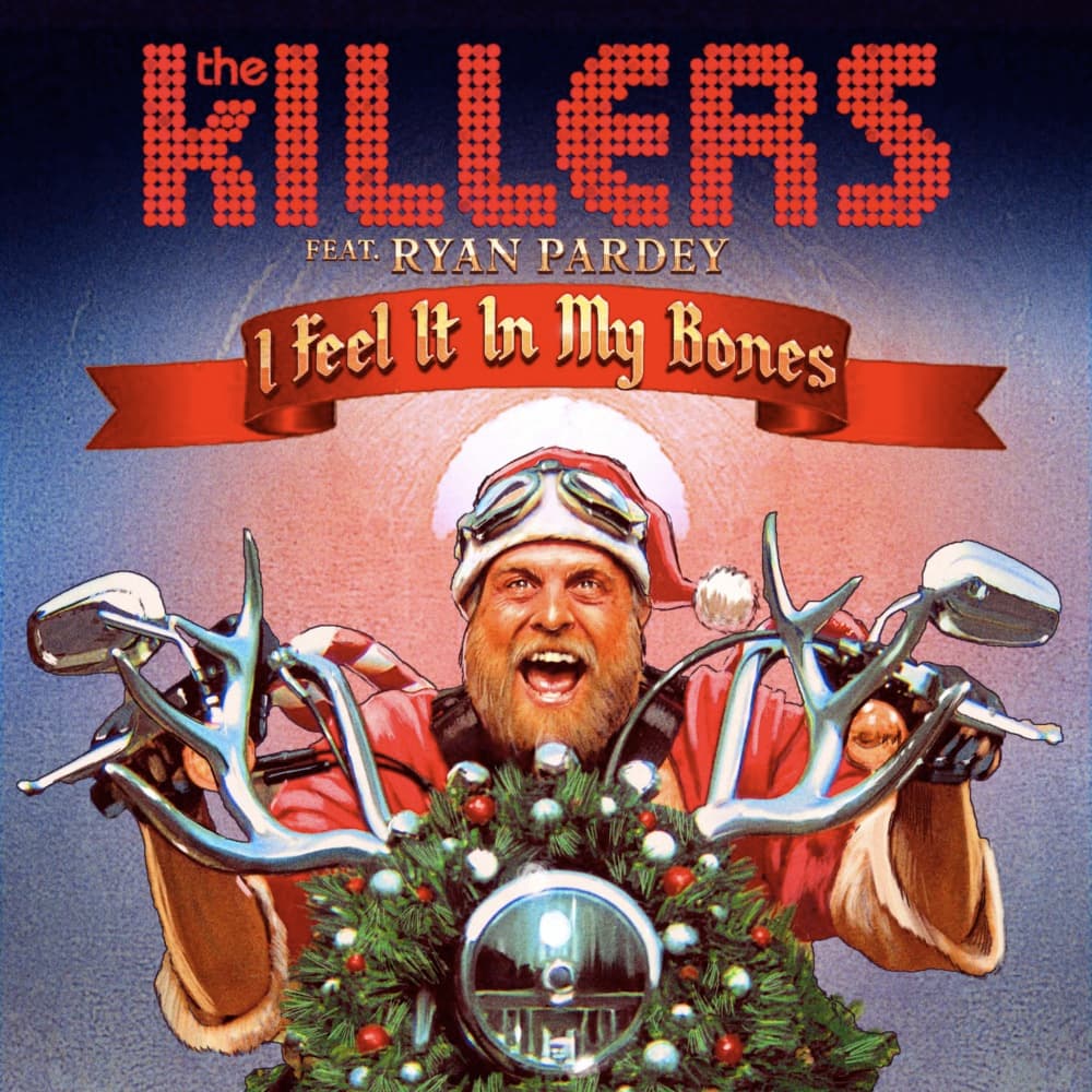 Album cover art for "I Feel It in My Bones" by The Killers & Ryan Pardey