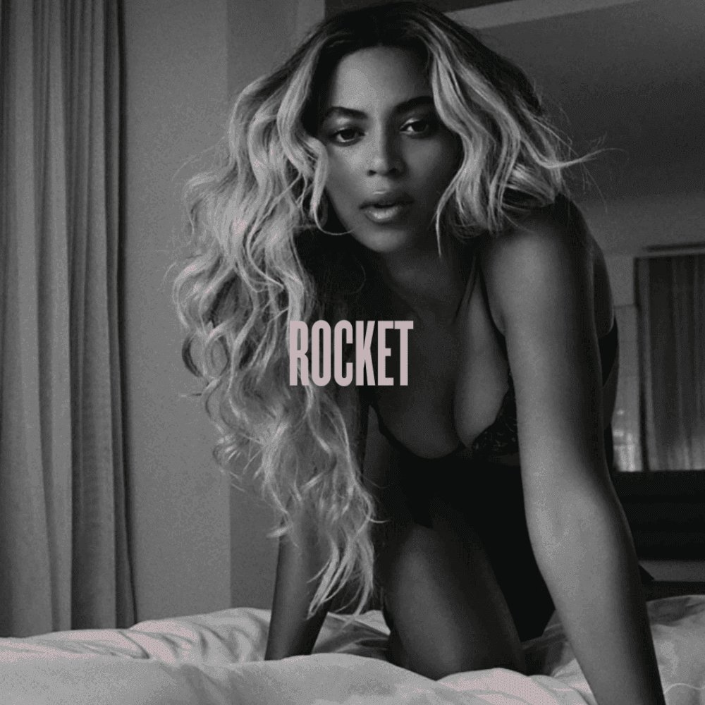 Album cover art for "Rocket" by Beyoncé