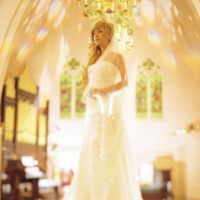 Album cover art for "M" by 浜崎あゆみ (Ayumi Hamasaki)