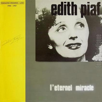 Album cover art for "Qu'as Tu Fait John?" by Édith Piaf