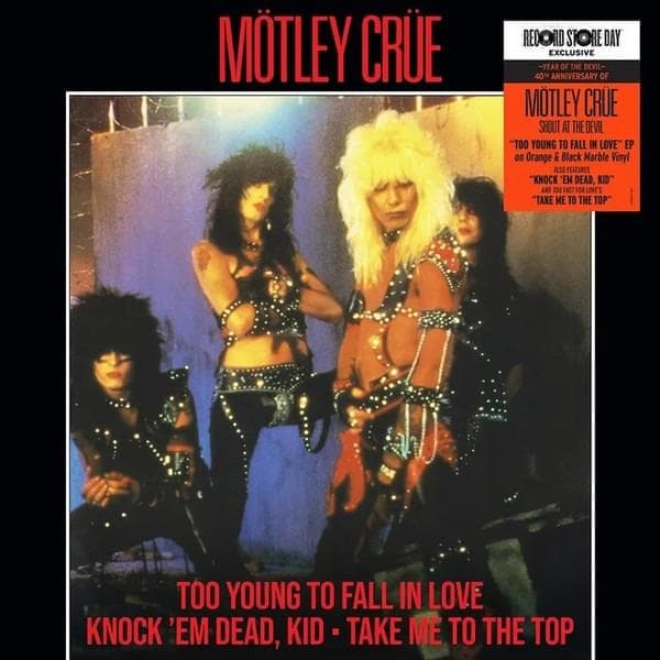 Album cover art for "Take Me to the Top" by Mötley Crüe