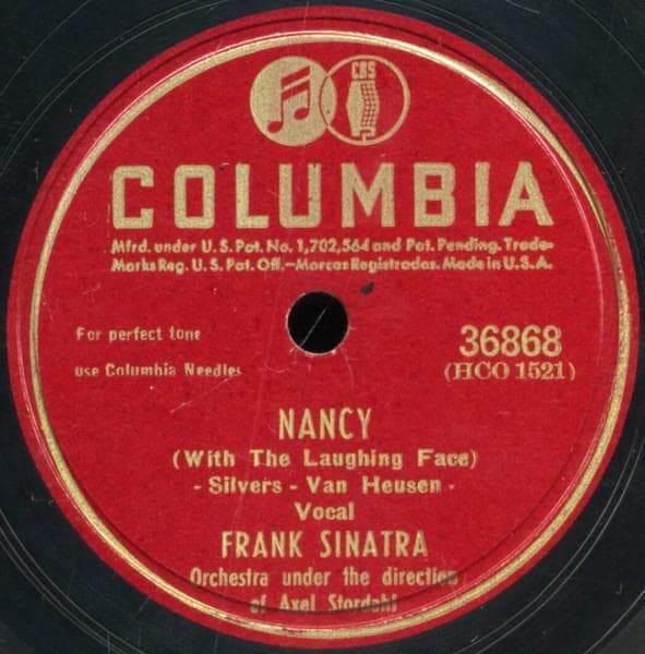 Album cover art for "Nancy (With the Laughing Face)" by Frank Sinatra
