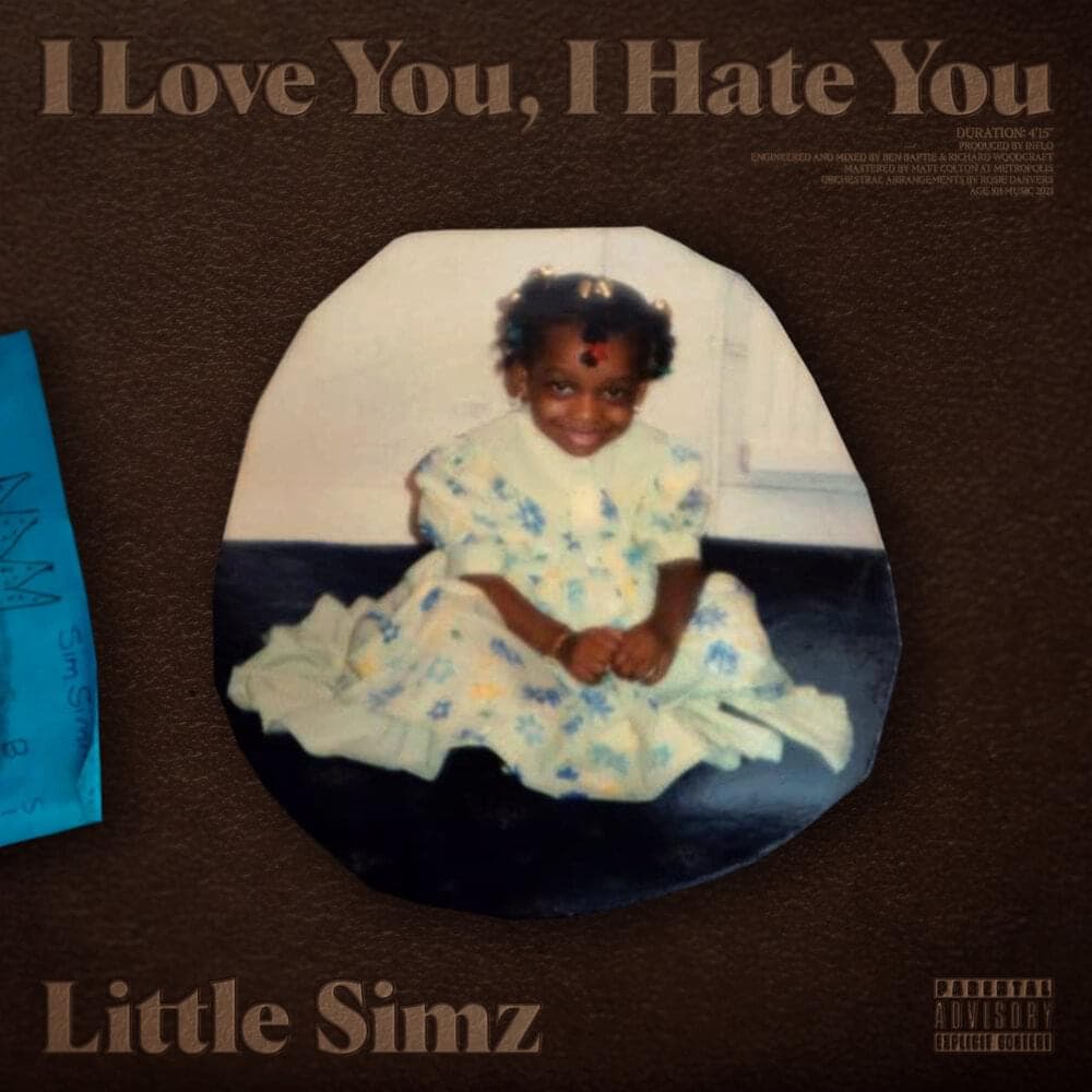 Album cover art for "I Love You, I Hate You" by Little Simz