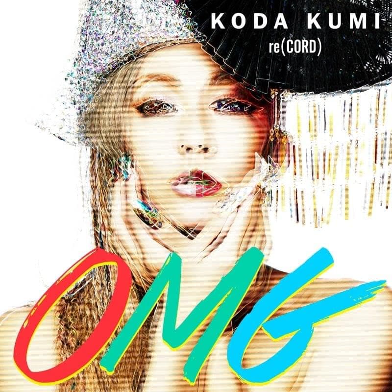 Album cover art for "OMG" by 倖田來未 (Kumi Koda)