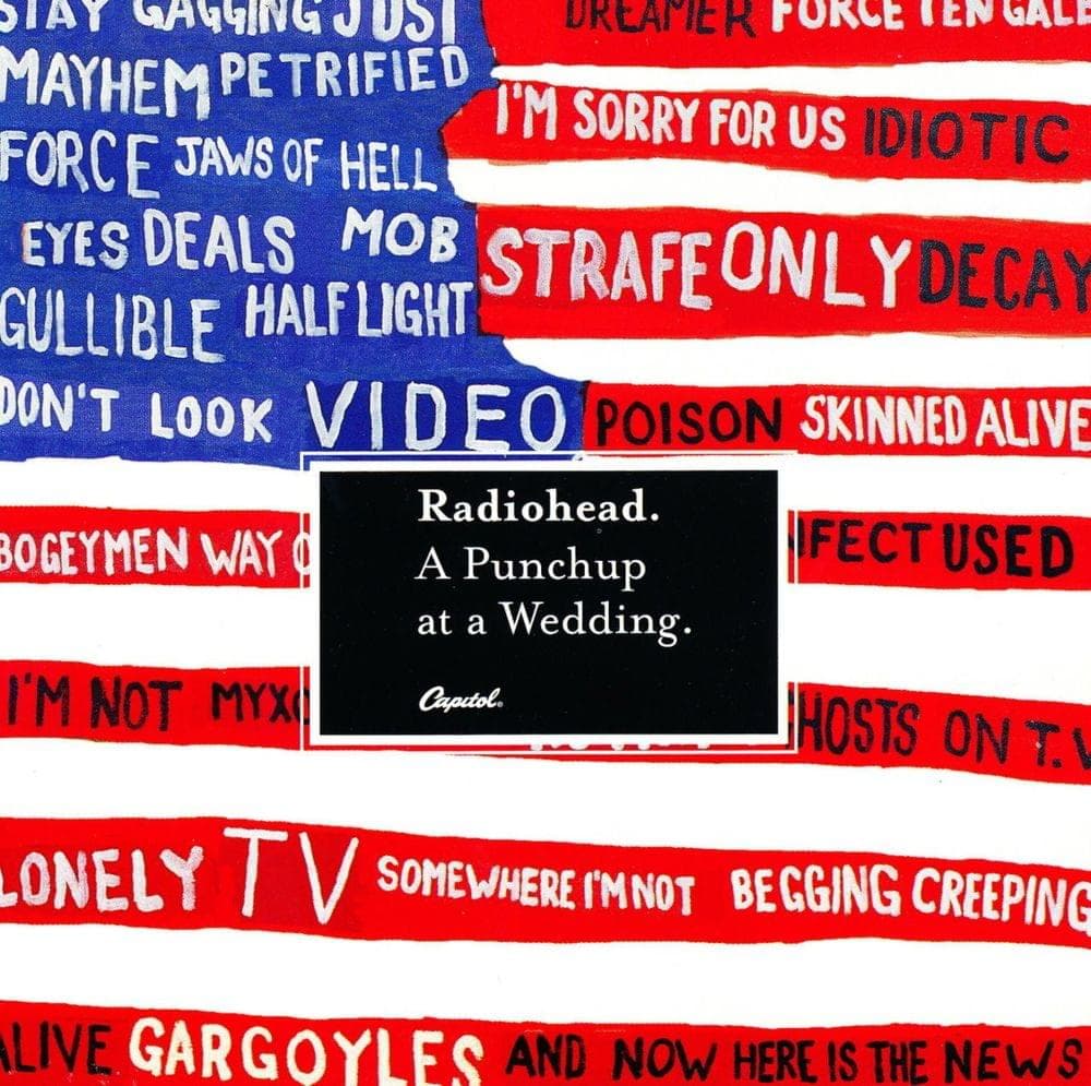 Album cover art for "A Punchup at a Wedding. (No no no no no no no no.)" by Radiohead