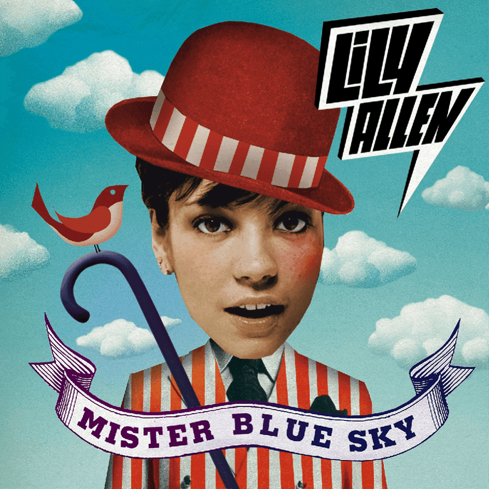 Album cover art for "Mr. Blue Sky" by Lily Allen