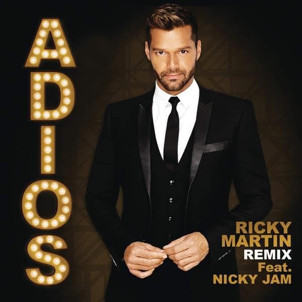 Album cover art for "Adiós (Mambo Remix)" by Ricky Martin & Nicky Jam