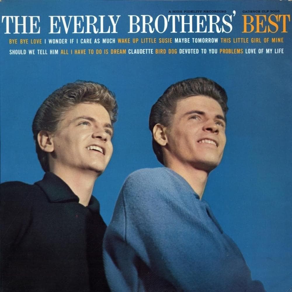 Album cover art for "Devoted to You" by The Everly Brothers