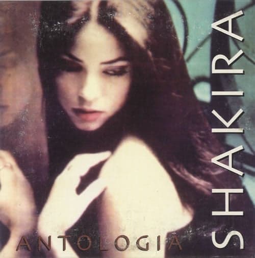 Album cover art for "Antología" by Shakira