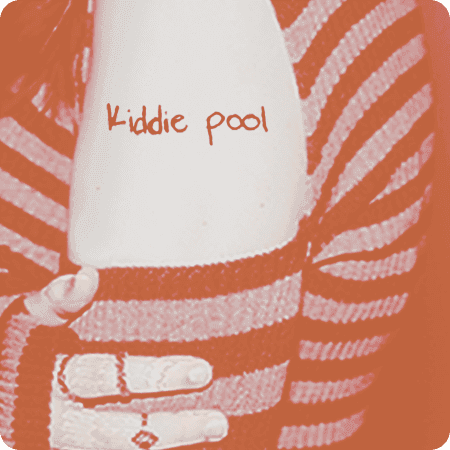 Album cover art for "kiddie pool" by GAYLE