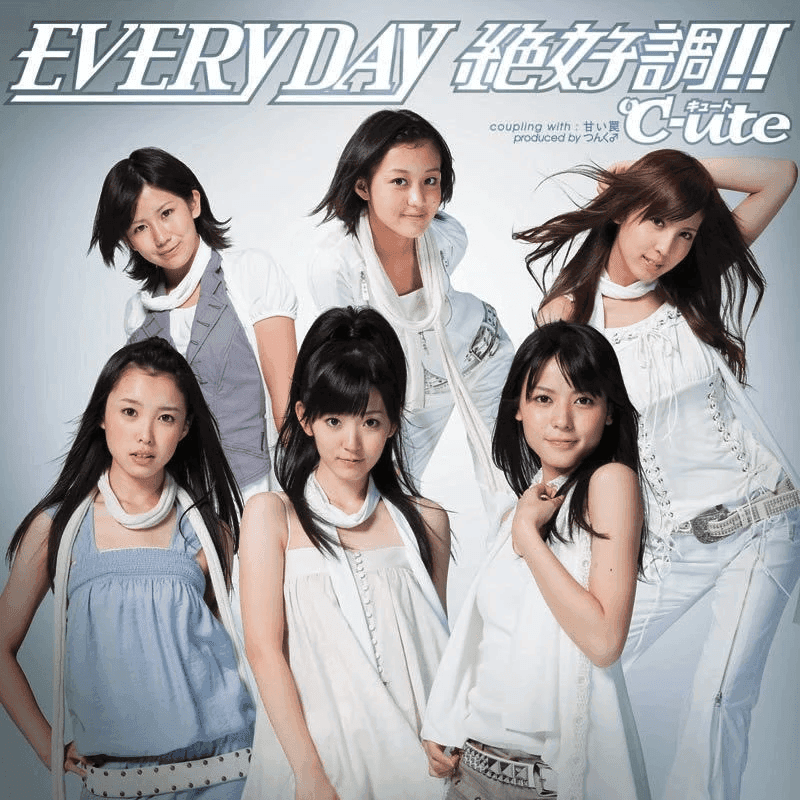 Album cover art for "EVERYDAY 絶好調!!" by ℃-ute