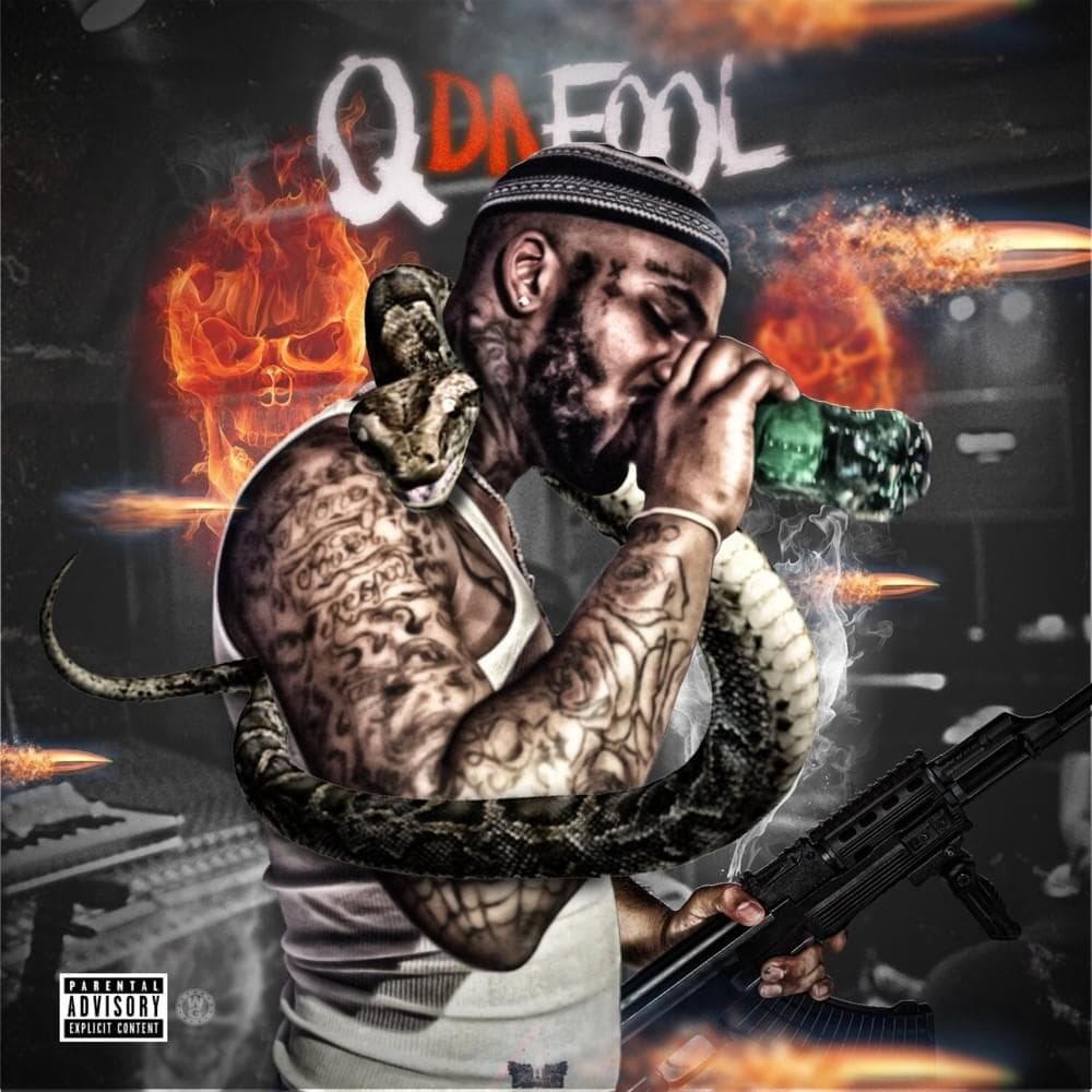 Album cover art for "Ain't Hiding" by Q Da Fool
