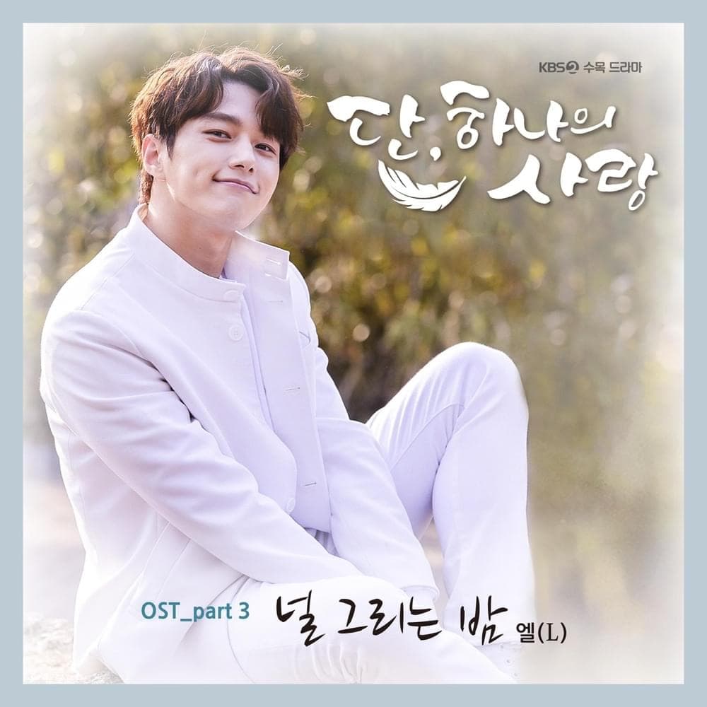 Album cover art for "널 그리는 밤 (The Nights That I Miss You)" by L (INFINITE)