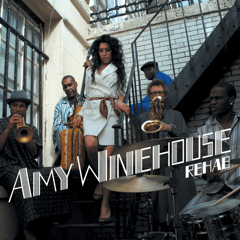 Album cover art for "Rehab" by Amy Winehouse