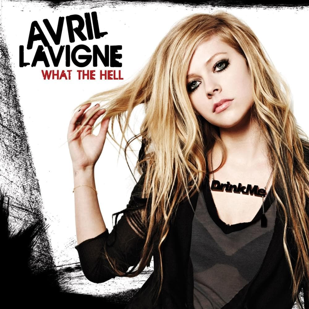 Album cover art for "What the Hell" by Avril Lavigne