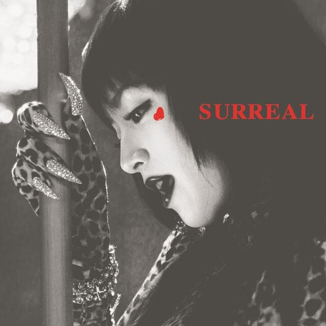 Album cover art for "SURREAL" by 浜崎あゆみ (Ayumi Hamasaki)