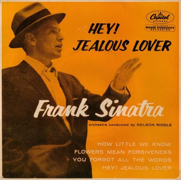 Album cover art for "Hey! Jealous Lover" by Frank Sinatra