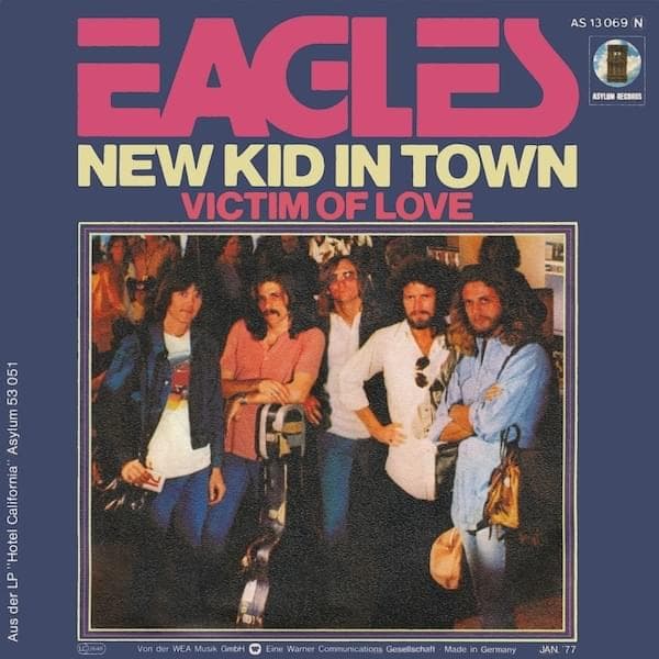 Album cover art for "New Kid in Town" by Eagles