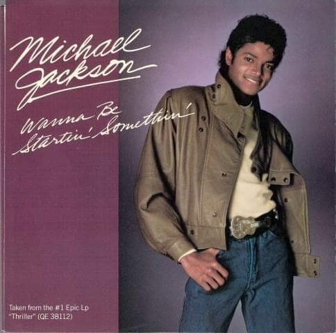 Album cover art for "Wanna Be Startin' Somethin'" by Michael Jackson