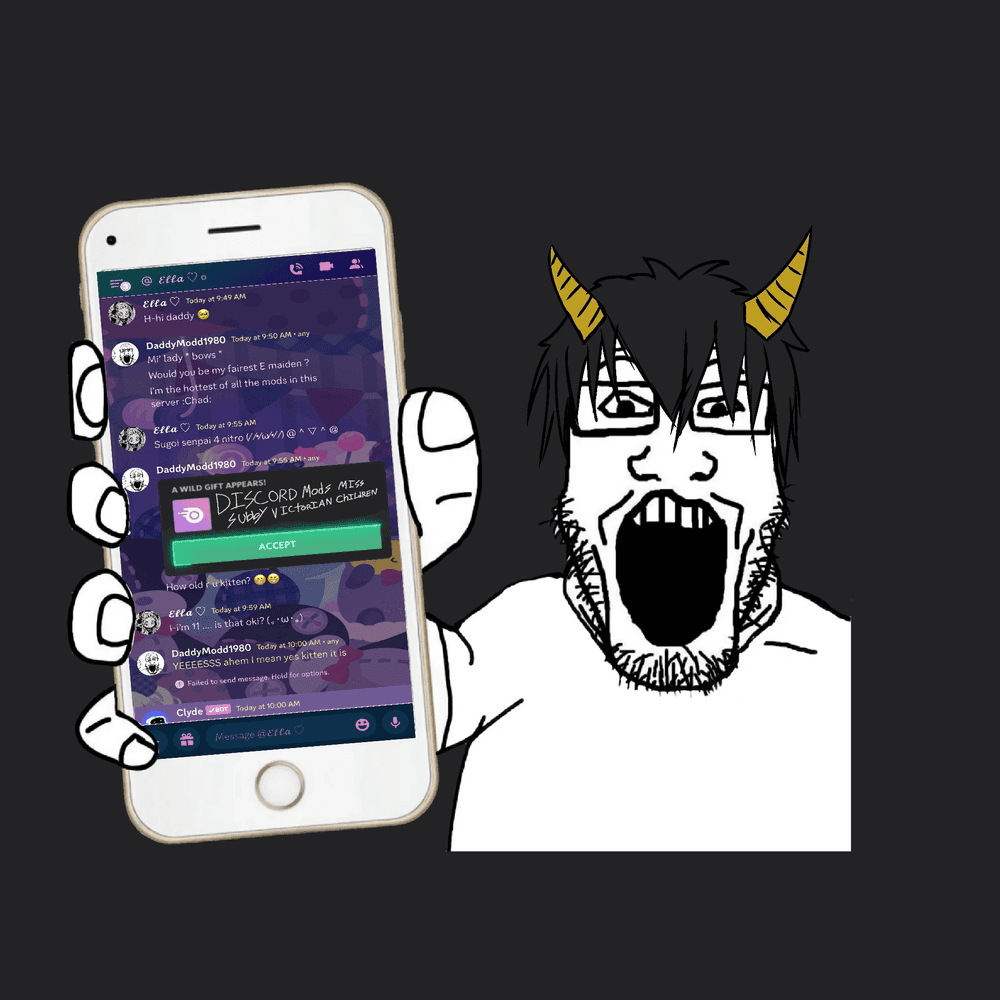 Album cover art for "Discord Mods Miss Subby Victorian Children" by 2ooDark