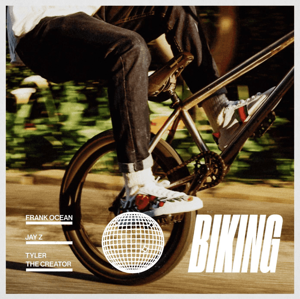 Album cover art for "Biking" by Frank Ocean & JAY-Z & Tyler, The Creator