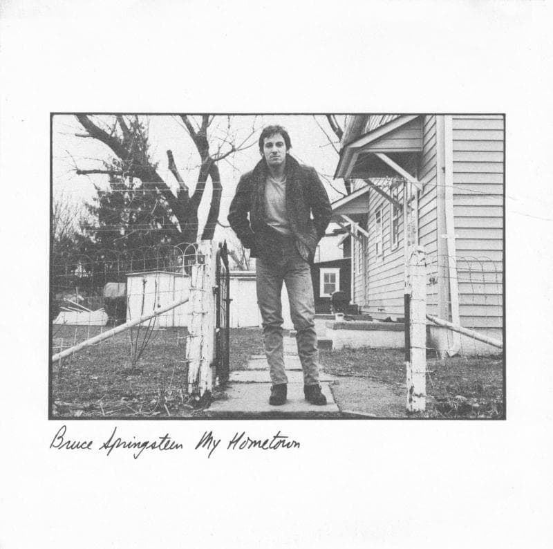 Album cover art for "My Hometown" by Bruce Springsteen