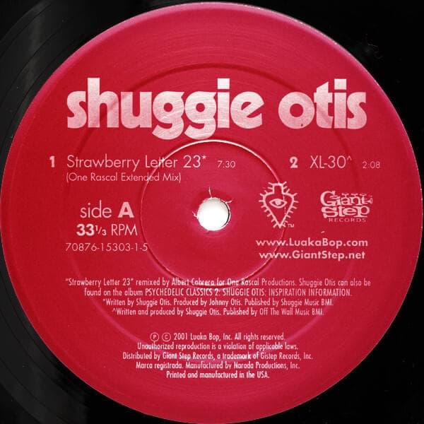 Album cover art for "Strawberry Letter 23" by Shuggie Otis