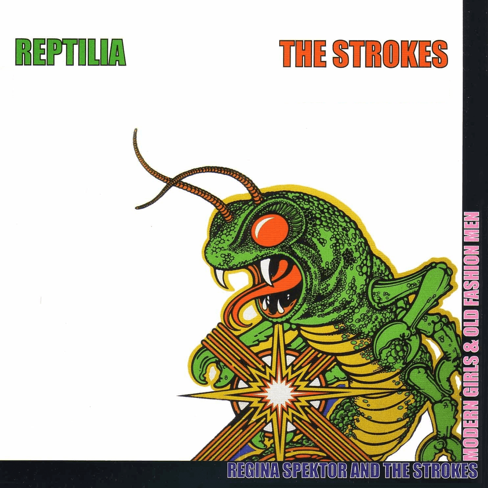 Album cover art for "Reptilia" by The Strokes