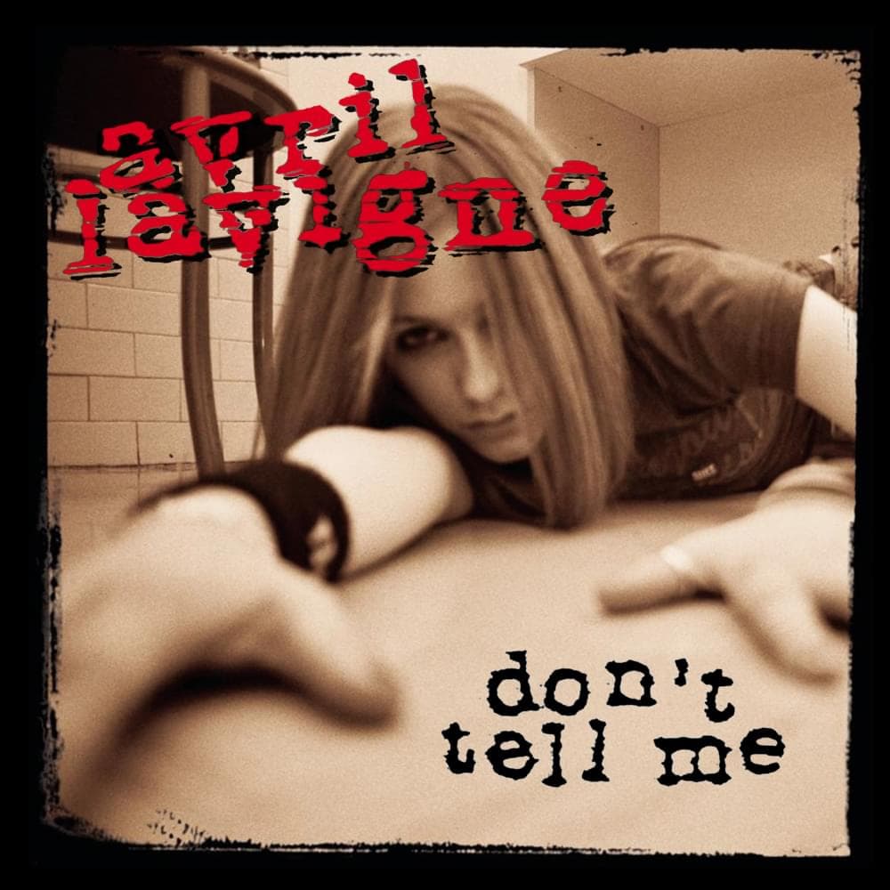 Album cover art for "Don't Tell Me" by Avril Lavigne