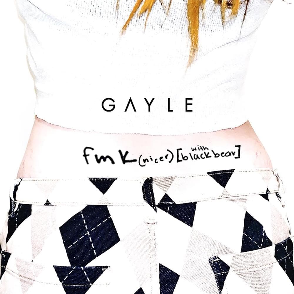 Album cover art for "fmk (nicer)" by GAYLE