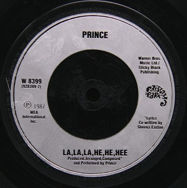 Album cover art for "La, La, La, He, He, Hee" by Prince
