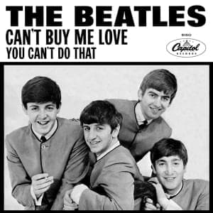 Album cover art for "You Can't Do That" by The Beatles