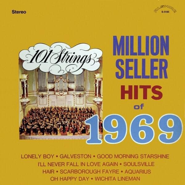 Million Seller Hits of 1969 Cover Art