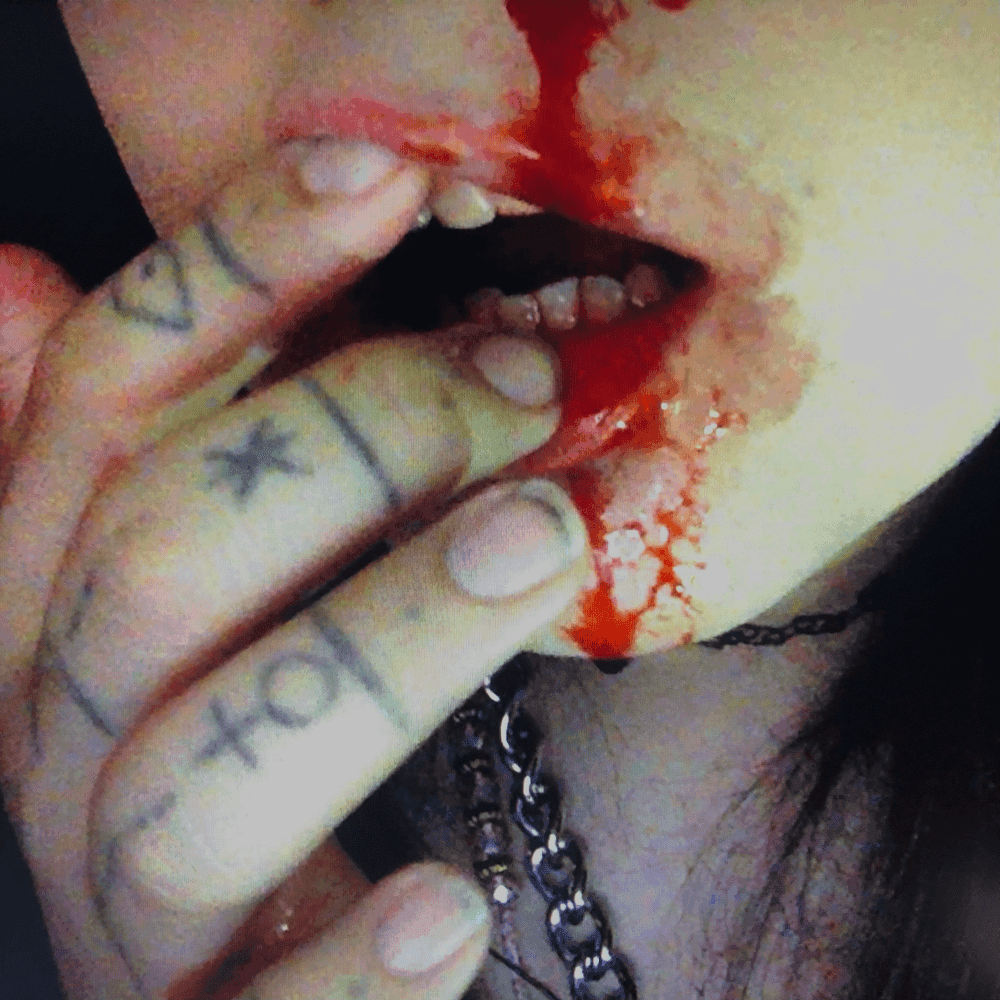 Album cover art for "Brand of Sacrifice" by E_DEATH