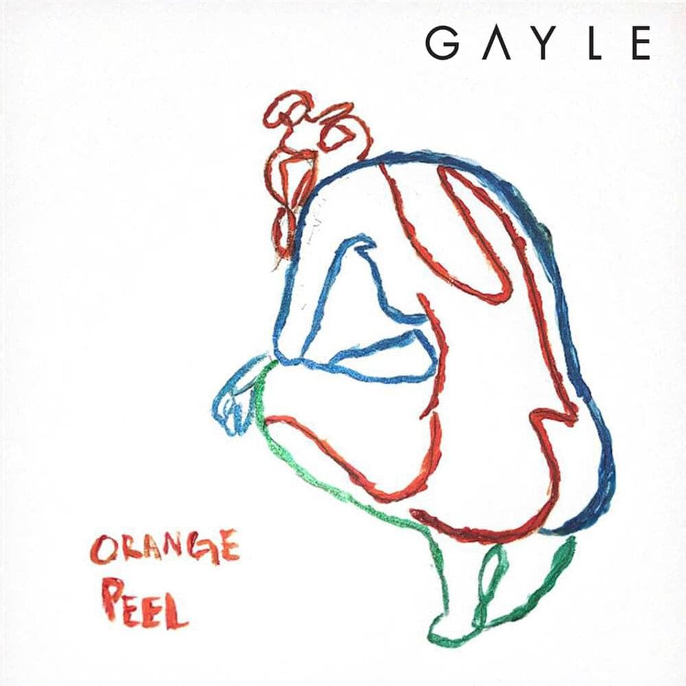 Album cover art for "orange peel" by GAYLE