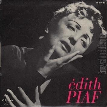 Album cover art for "On Cherche Un Auguste" by Édith Piaf