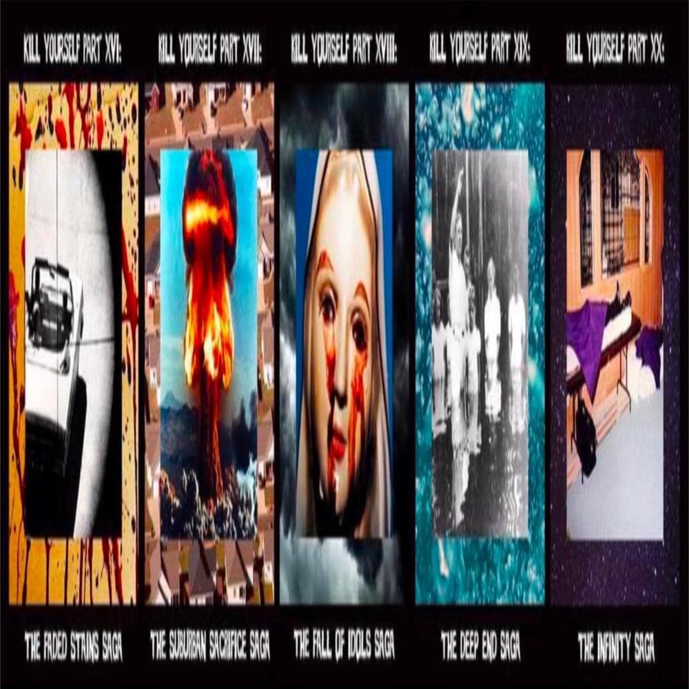 KILL YOURSELF Sagas: XVI - XX cover artwork - Click to view larger Cover image for KILL YOURSELF Sagas: XVI - XX