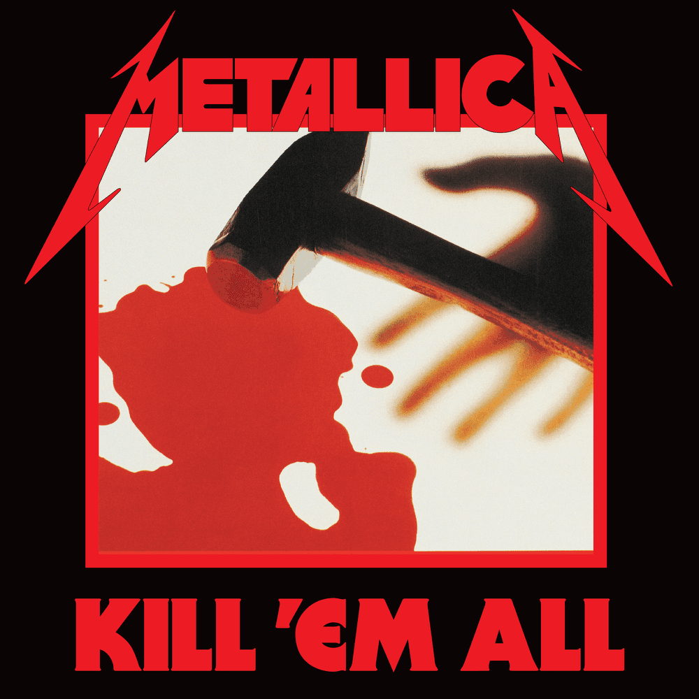 Album cover art for "The Four Horsemen" by Metallica
