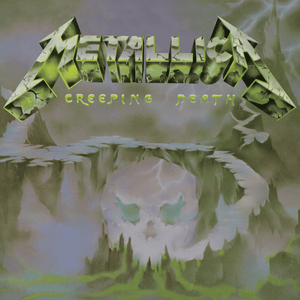 Album cover art for "Creeping Death" by Metallica