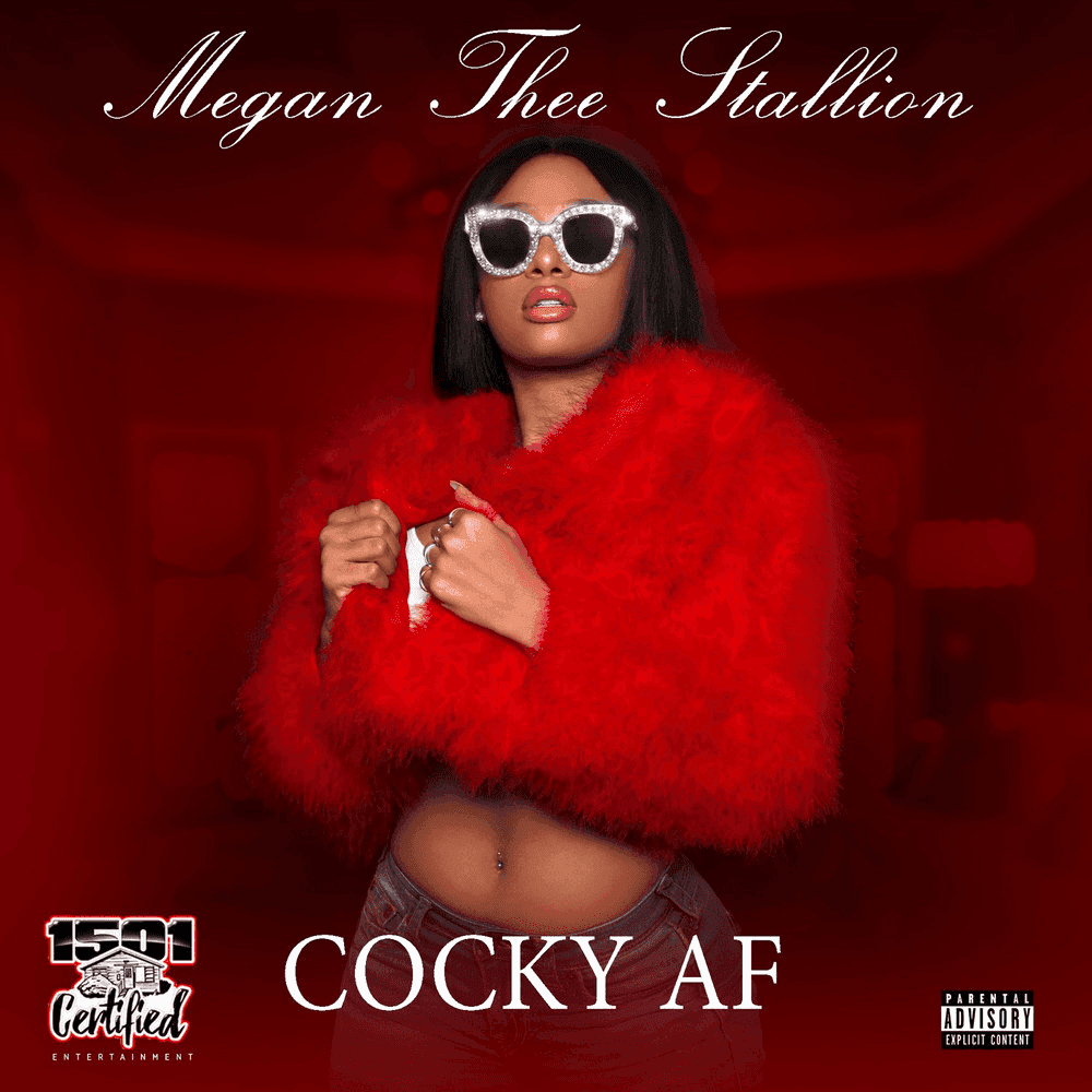 Album cover art for "Cocky AF" by Megan Thee Stallion
