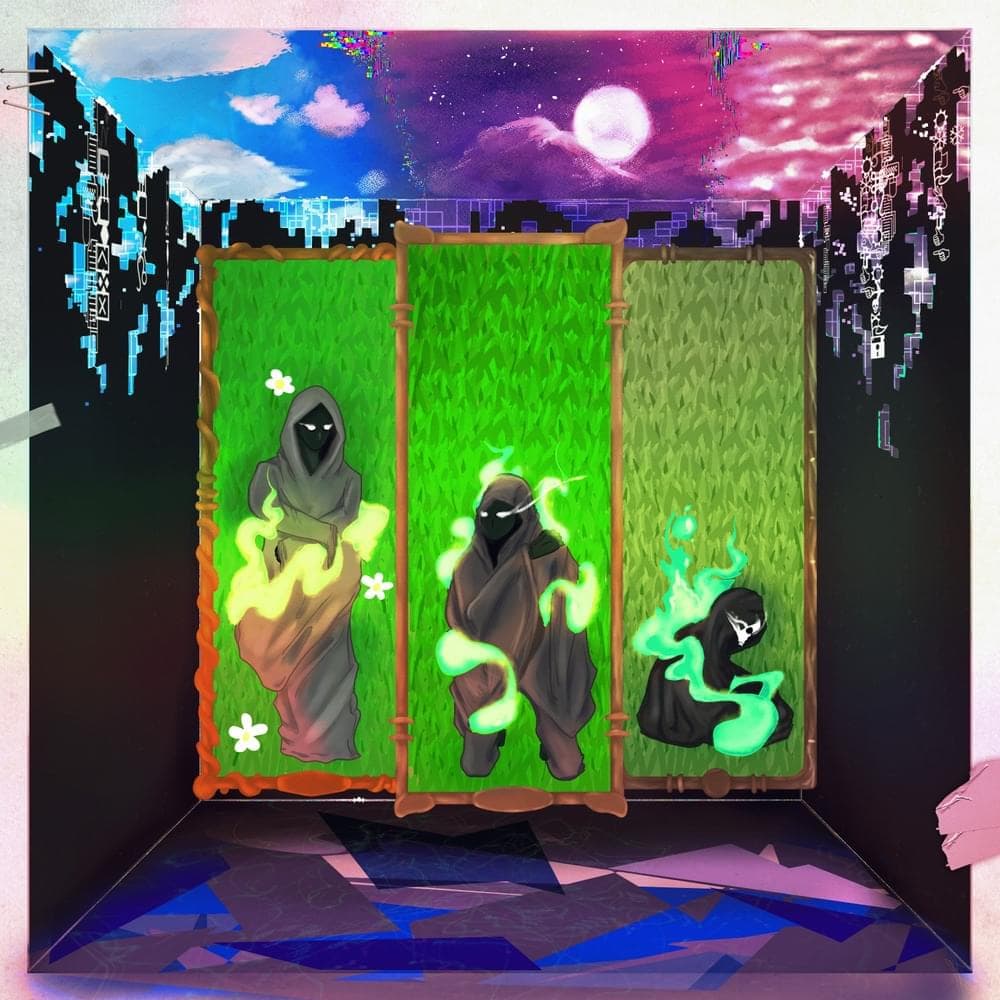 Album cover art for "refraction pulse" by artbyFORM