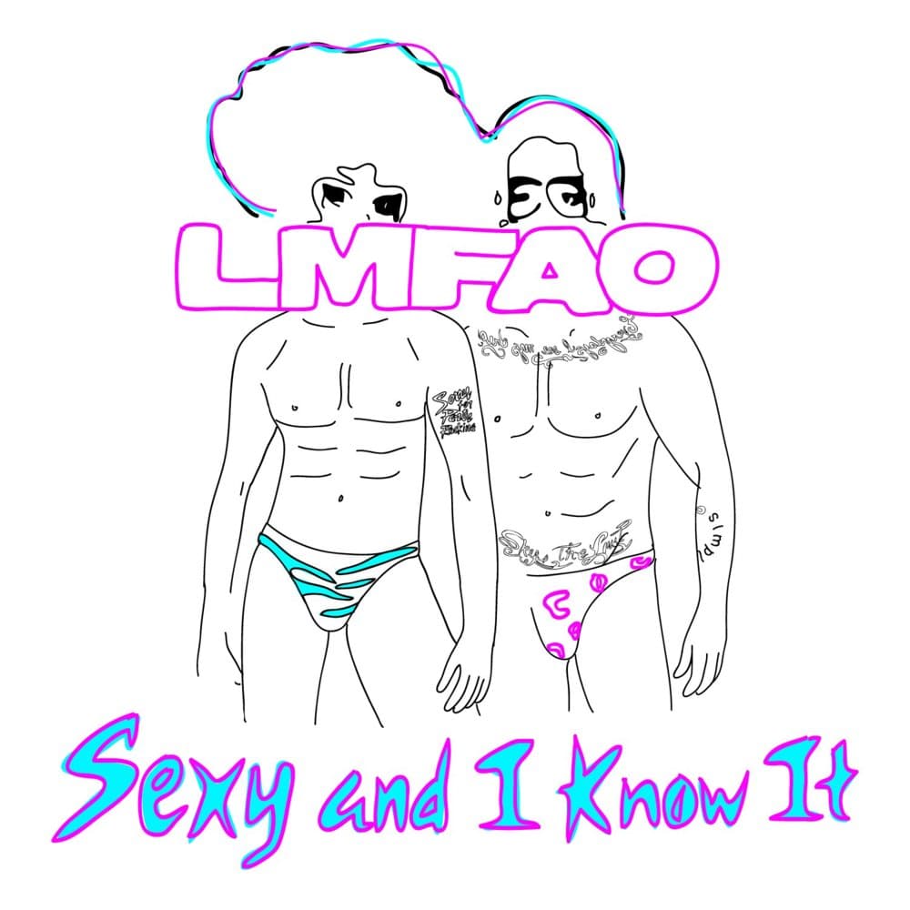 Album cover art for "Sexy and I Know It" by +Mas Label