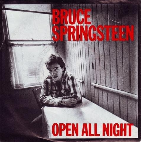Album cover art for "Open All Night" by Bruce Springsteen