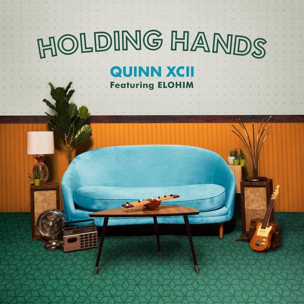 Album cover art for "Holding Hands" by Quinn XCII & Elohim