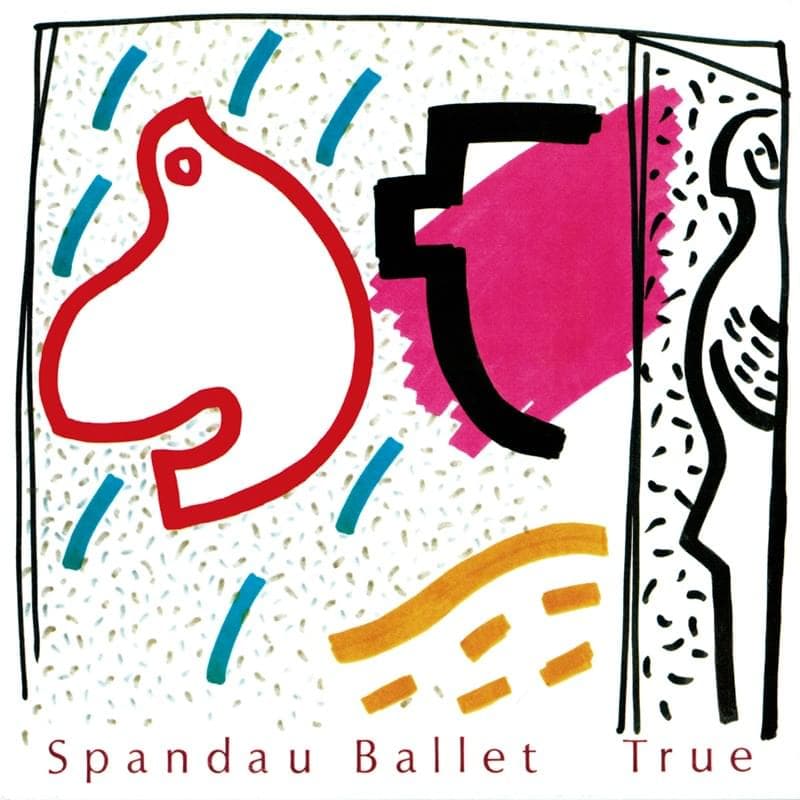 Album cover art for "True" by Spandau Ballet