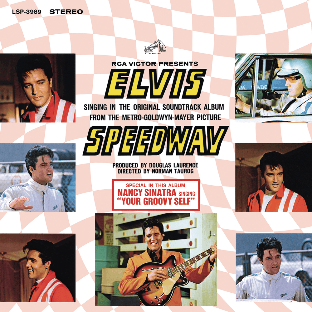 Album cover art for "Speedway" by Elvis Presley